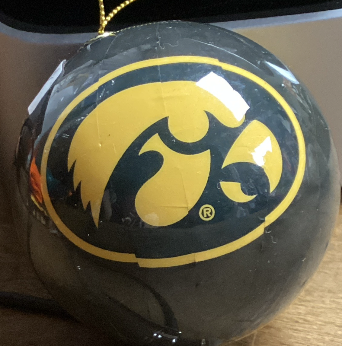 Iowa Hawkeyes Christmas Ornaments