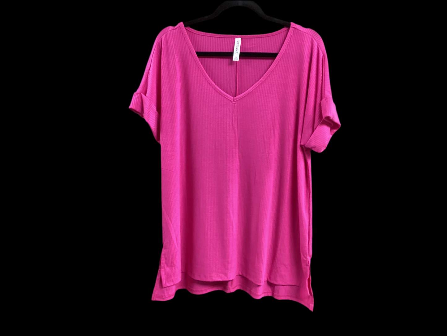 Zenana Ribbed Lounge Tee