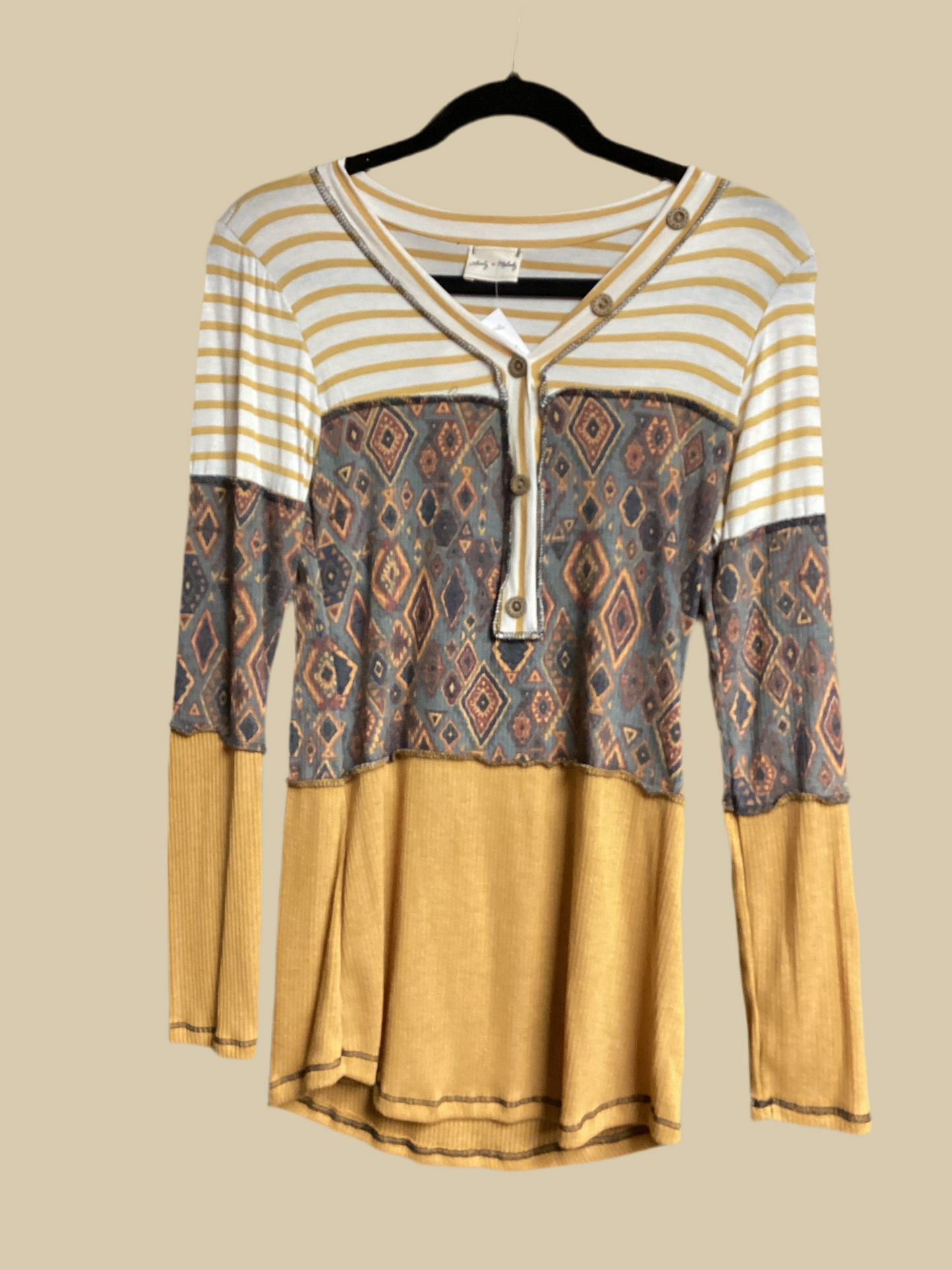 Lovely Melody Striped Casual Shirt