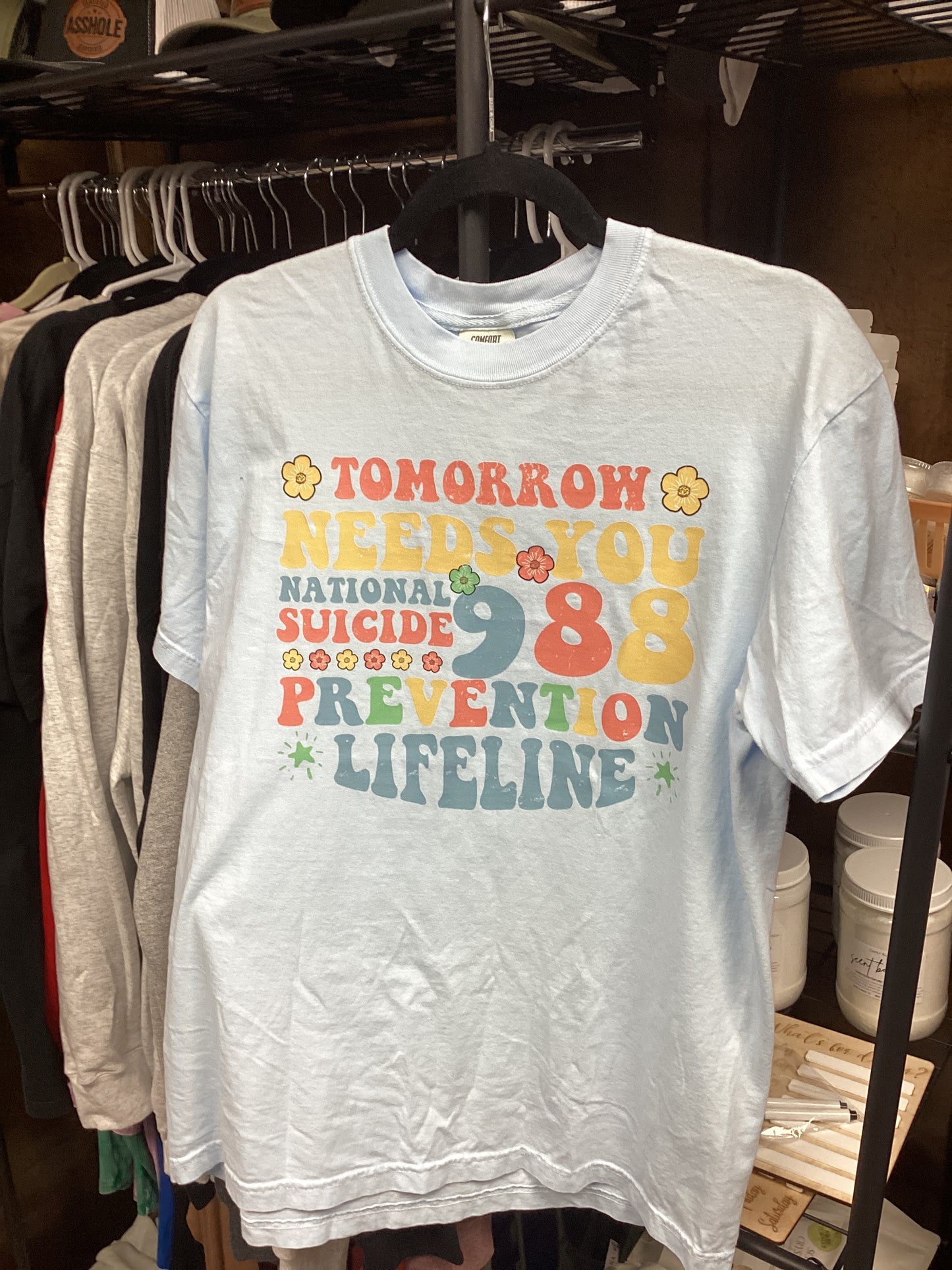 Tomorrow Needs You Chambray Tee