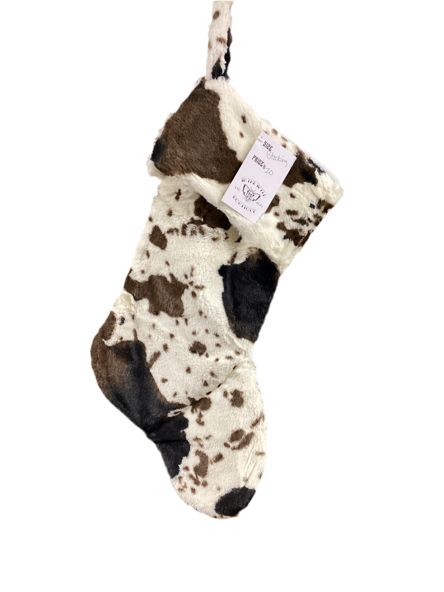 Cow Print Stocking