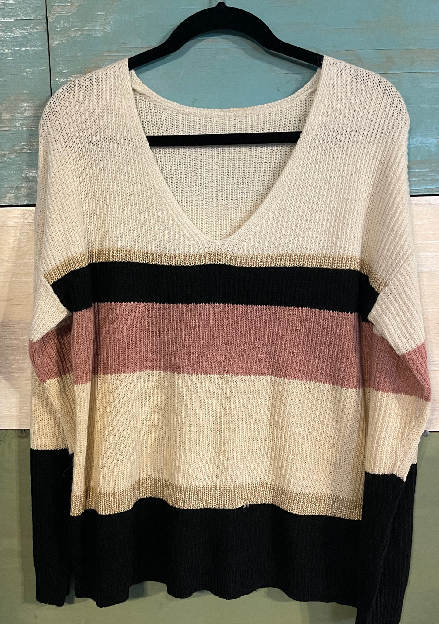 Block Color Sweater