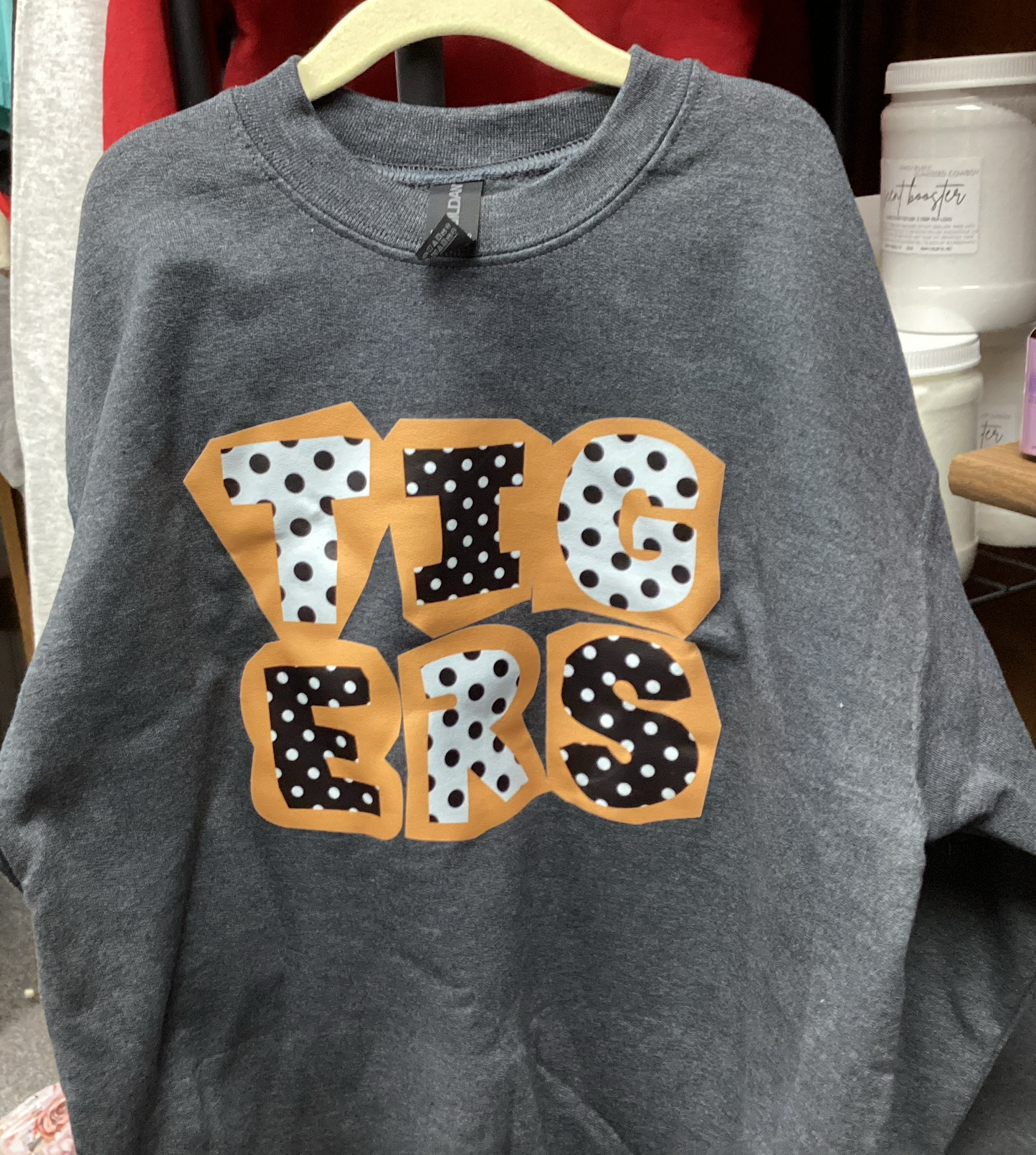 Tigers Retro Grey Crew