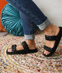 Qupid Braided Sandals