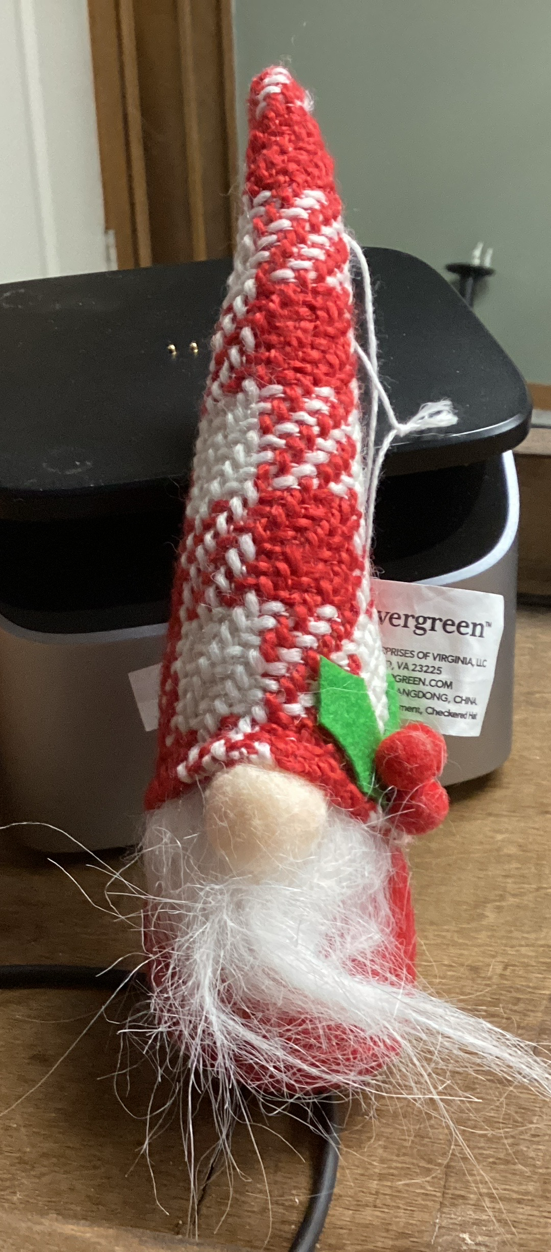 Gnome Santa Christmas Ornament