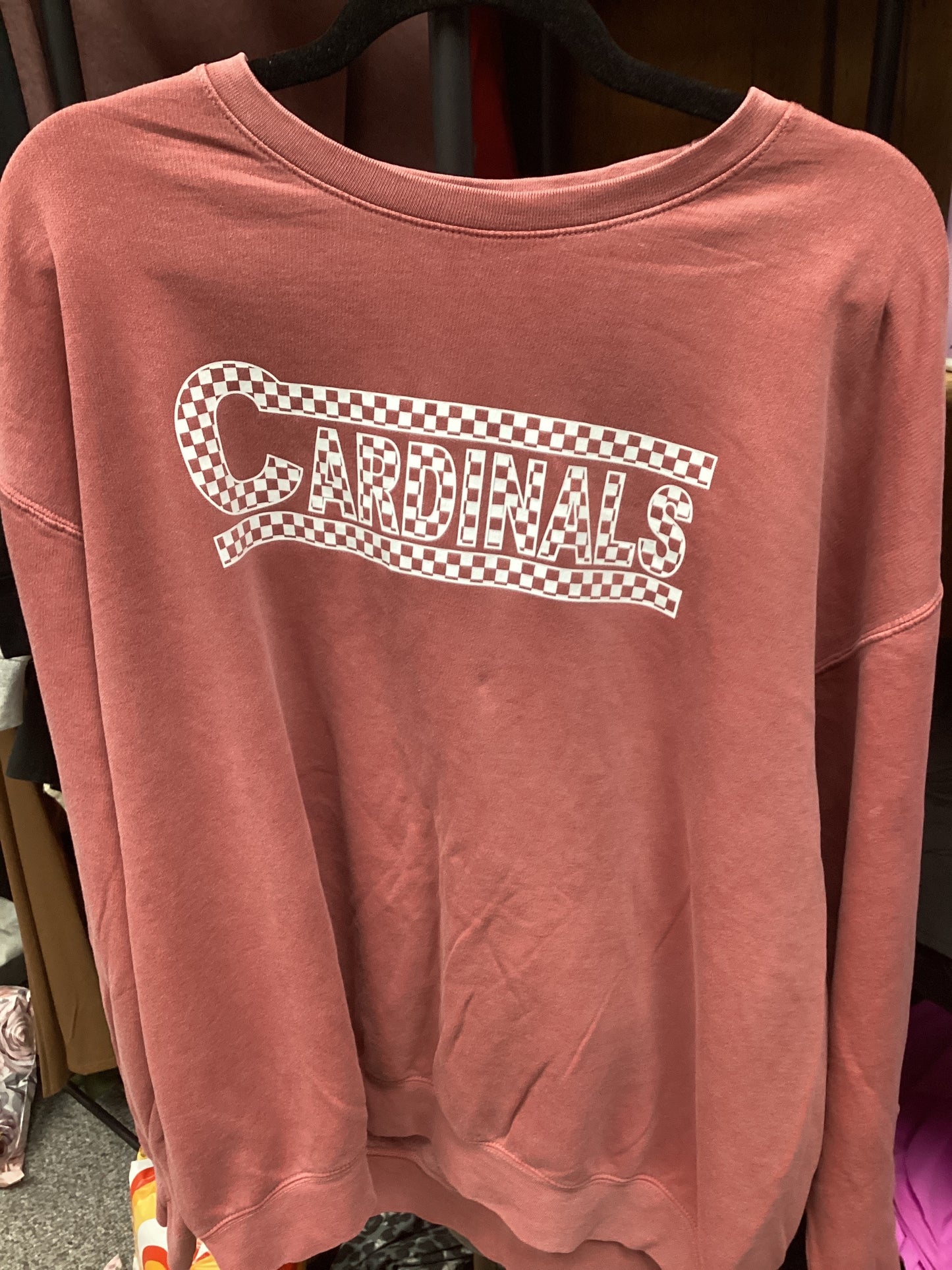 Cardinals Checkered Letters Cumin Crew
