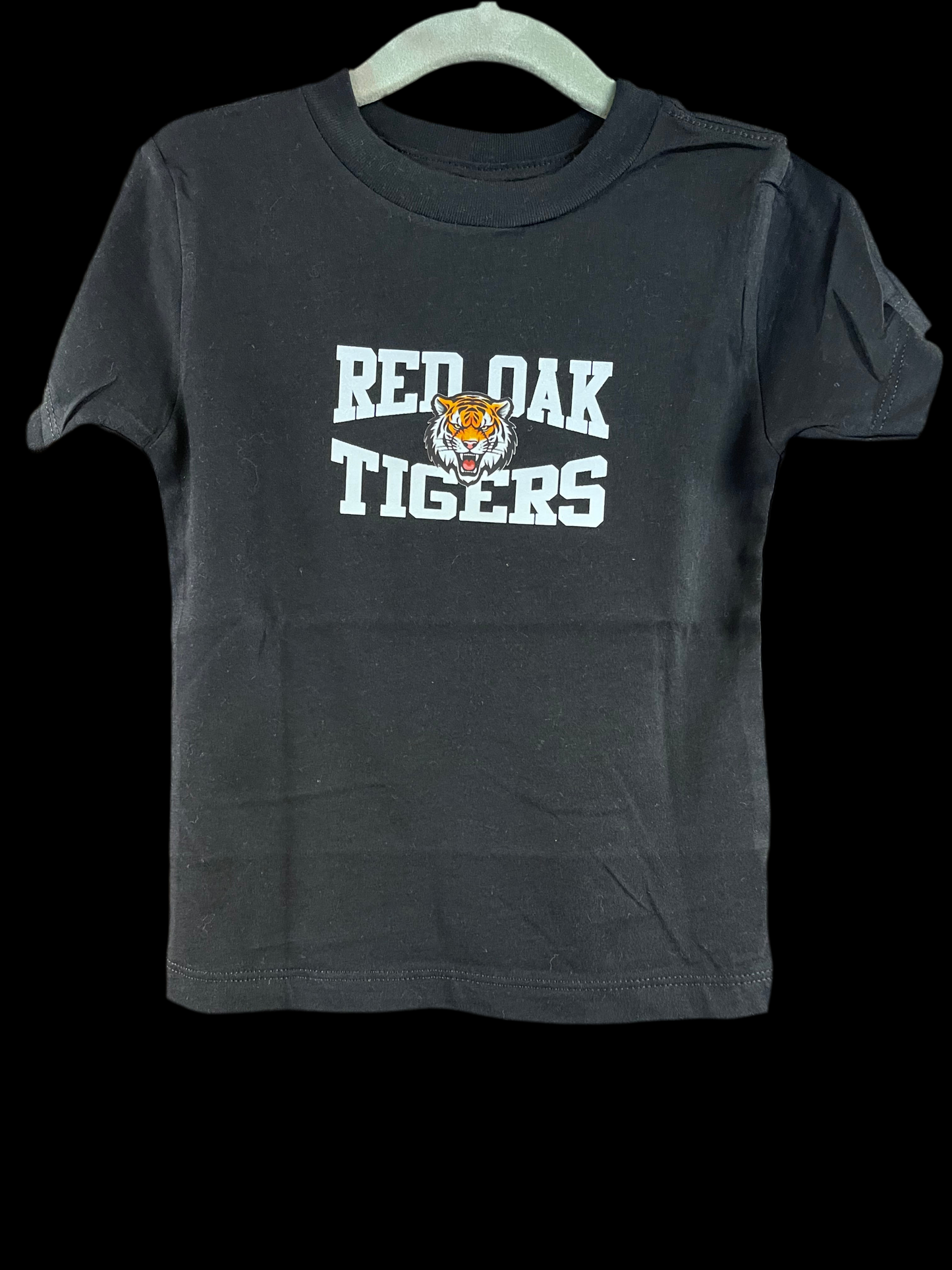 Red Oak Tigers Block White T-shirt