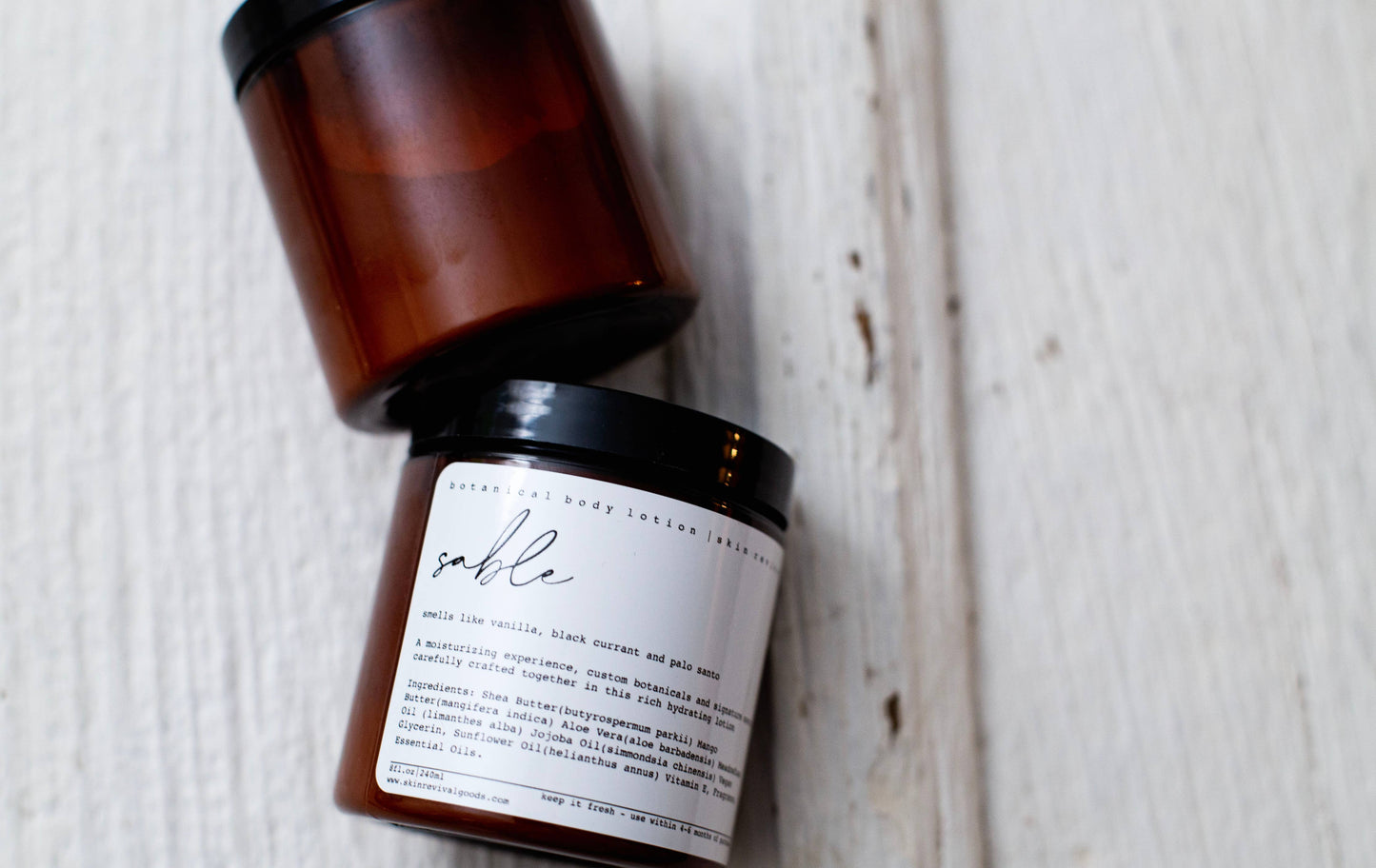 Skin Revival - OPAL | Botanical Body CREAM | Warm, Clean Musk, Fresh 8oz