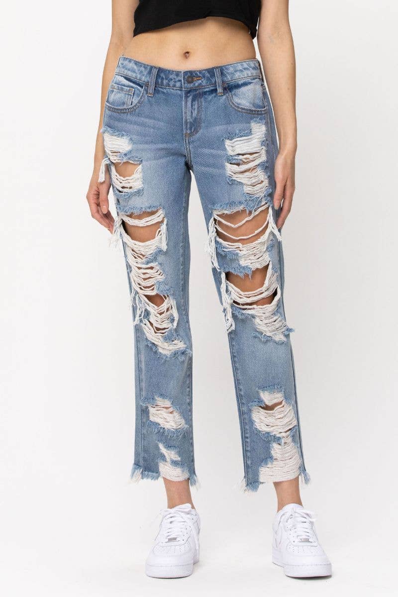 Cello slim boyfriend jeans