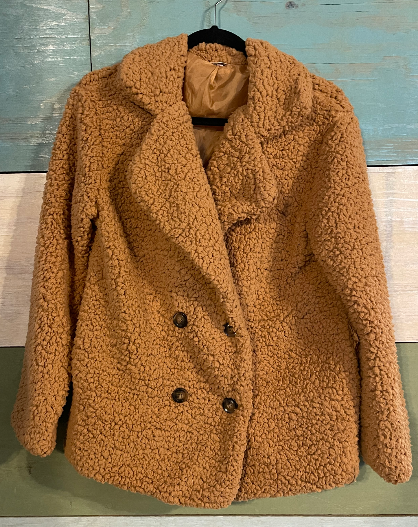 Adele B. Sherpa Pea Coat