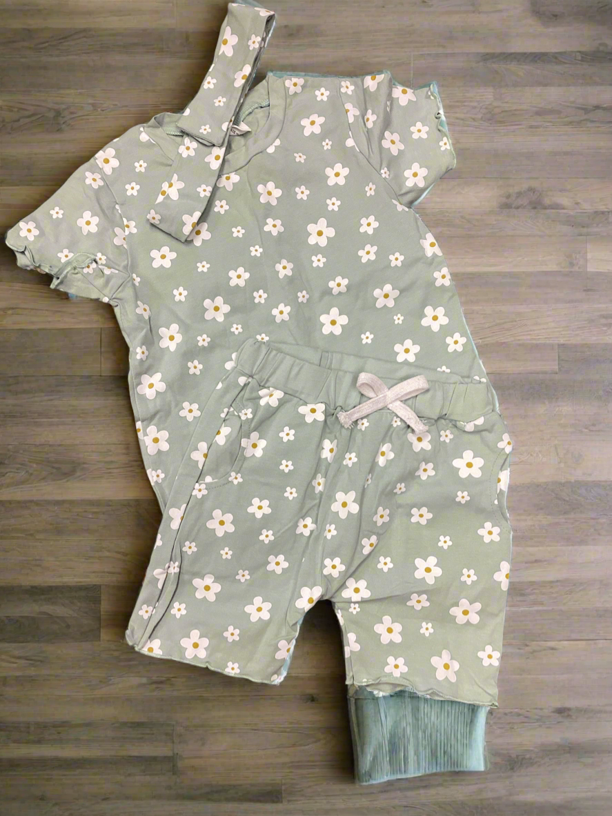 Toddler girls short set