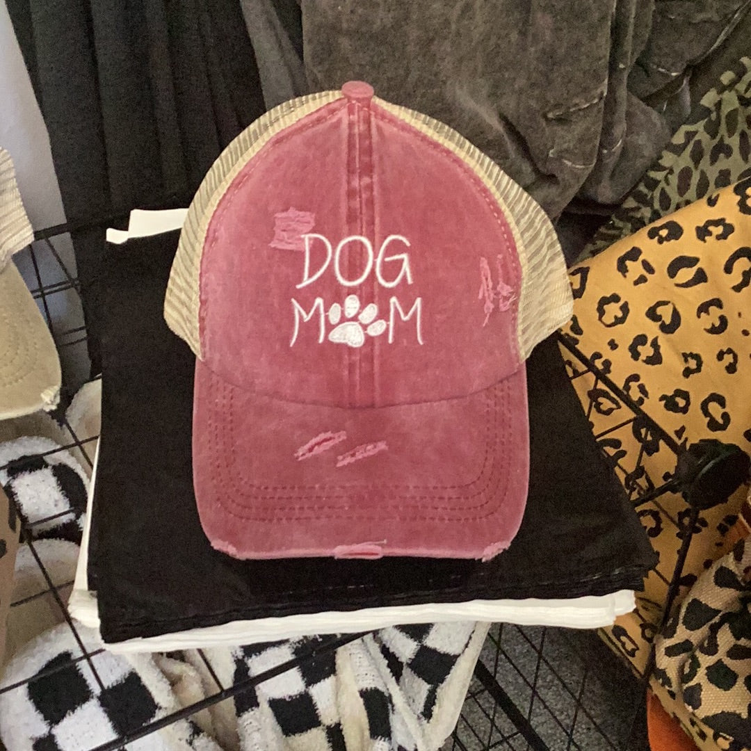 Ponytail Hat dog mom