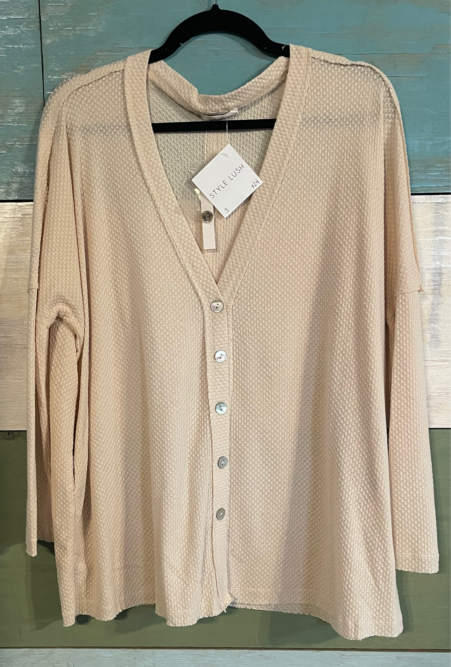 Blush BJ Cream Cardigan