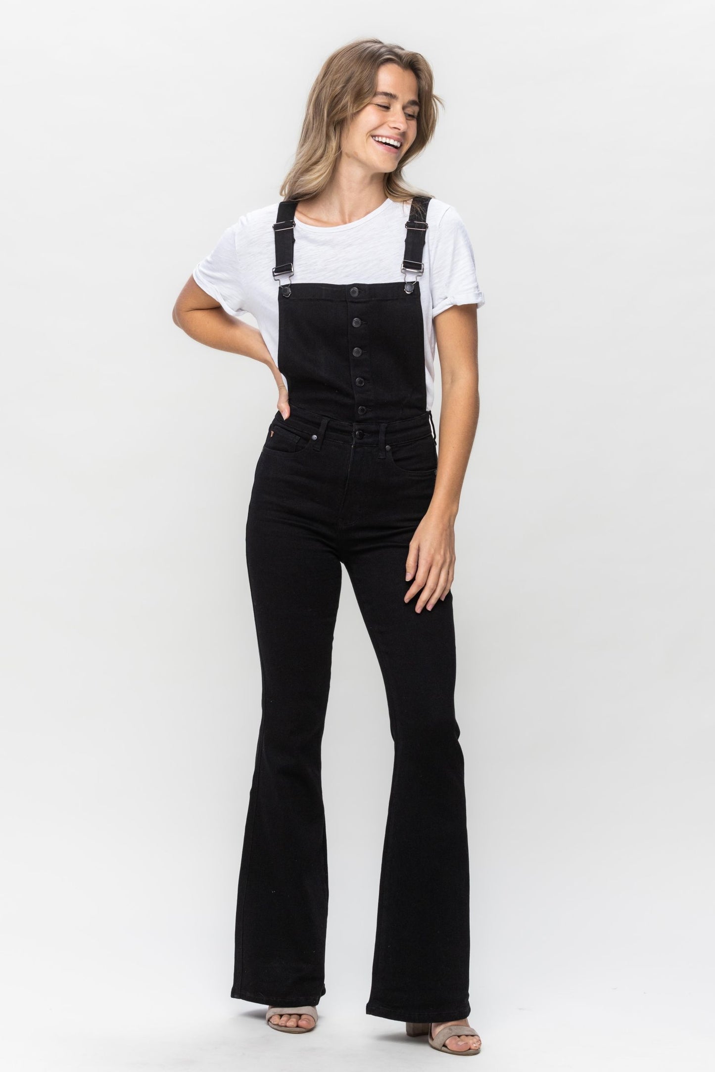 Judy blue black overalls
