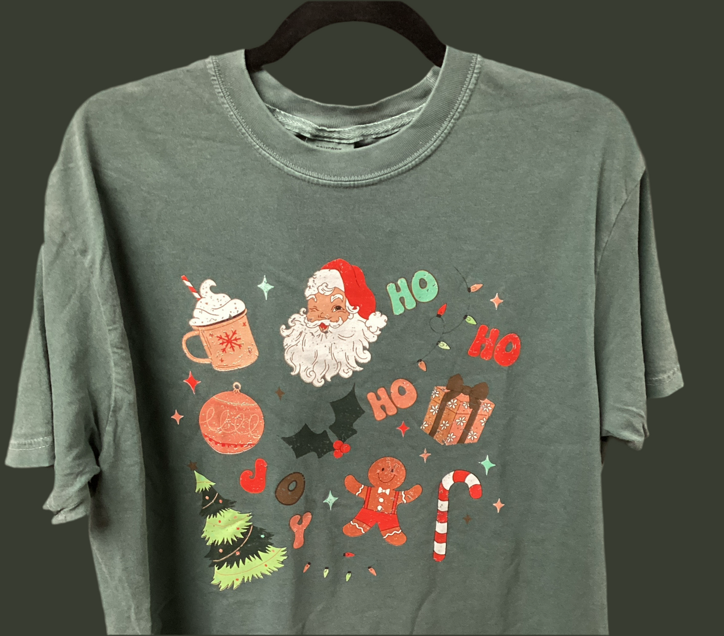 Christmas Sprit Comfort Colors Tee