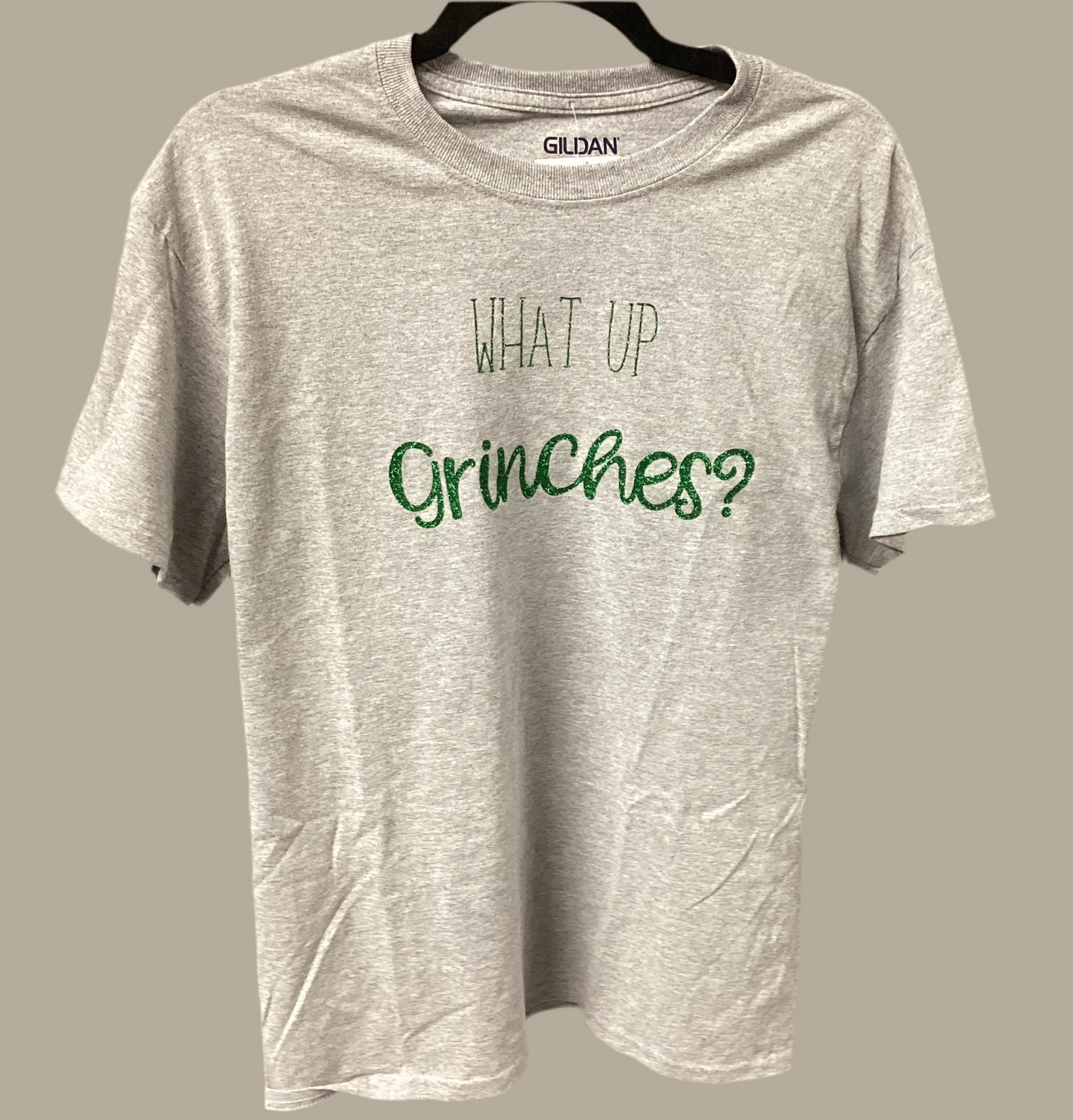 Grinches grey Tee
