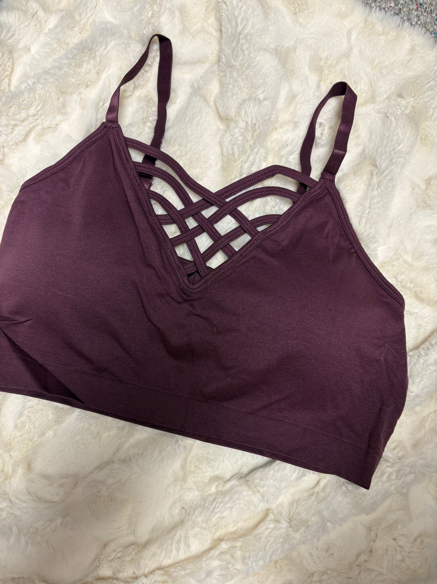 Bralette- eggplant