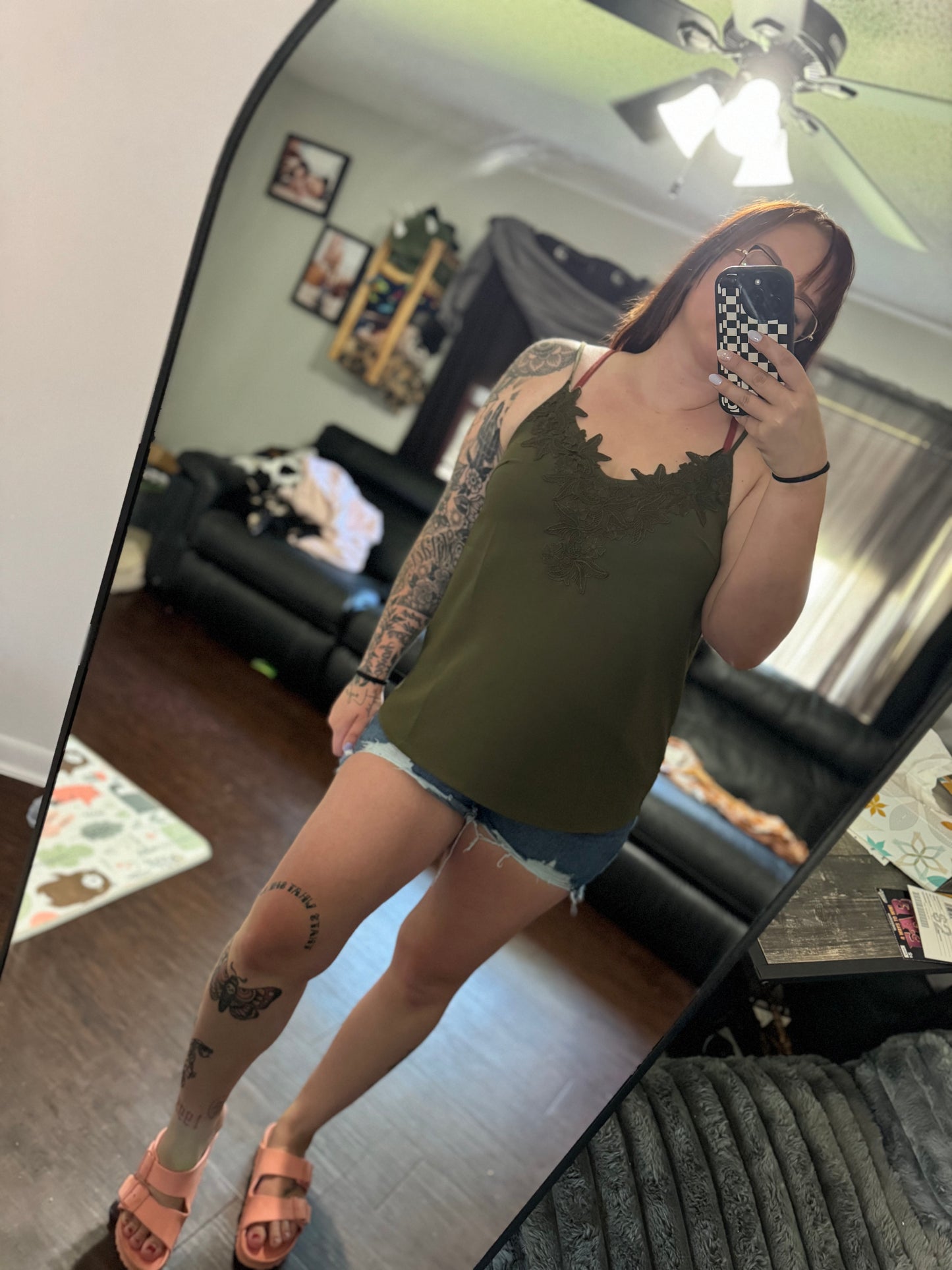 Floral Detail Tank top