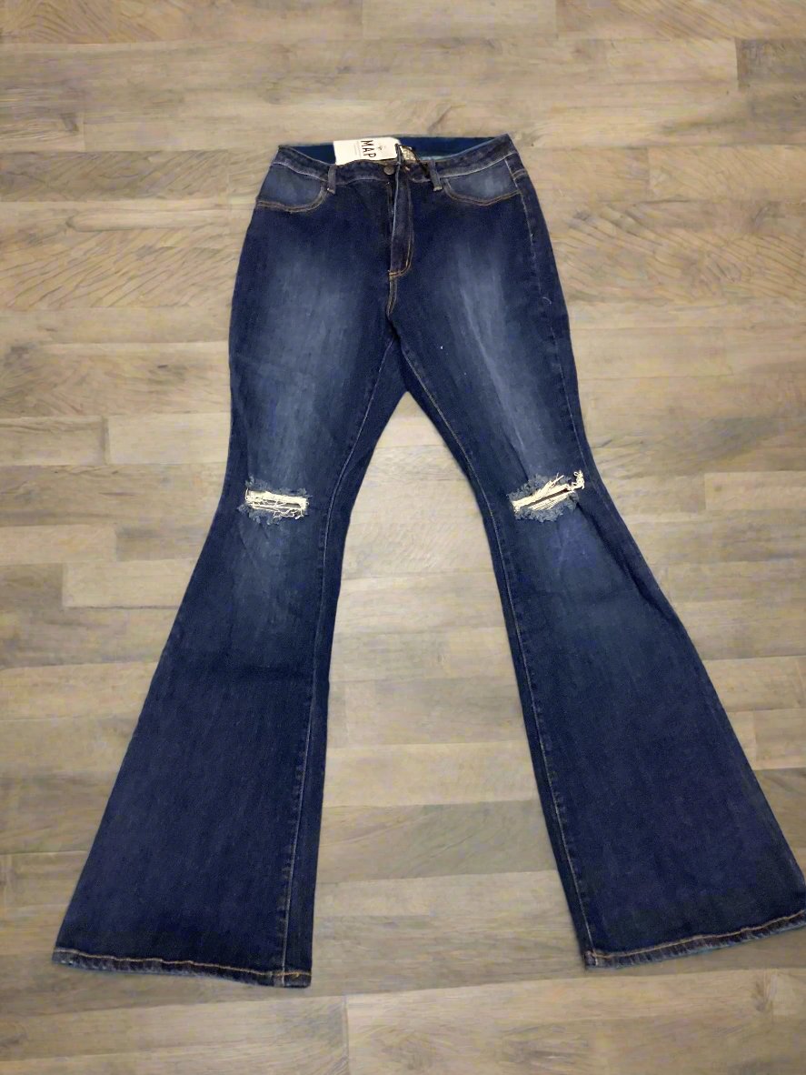 MAP Distressed Plus Size Jeans - ON SALE