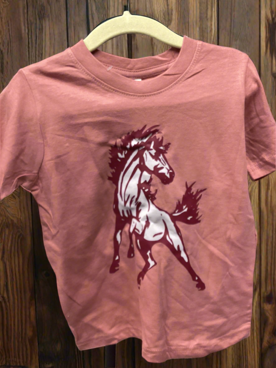 Mustang Maroon Tee