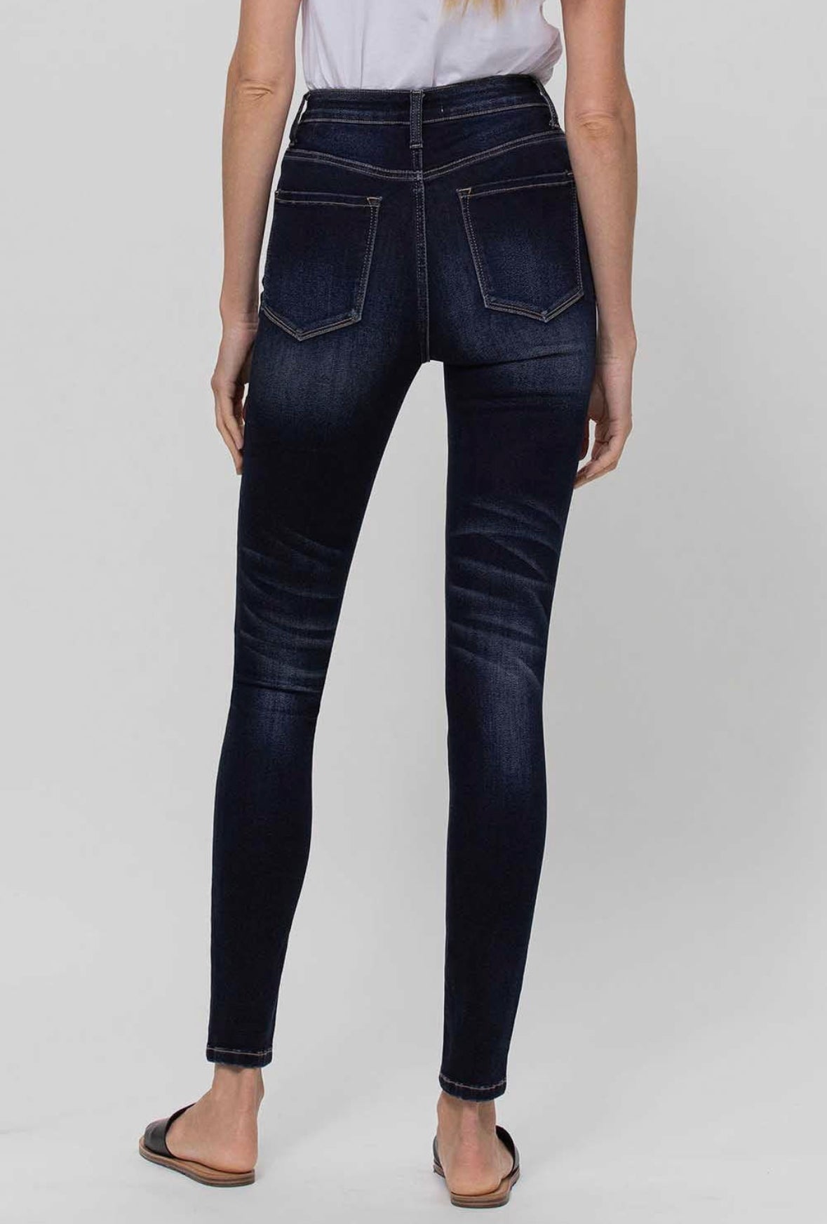VERVET MID RISE ANKLE SKINNY