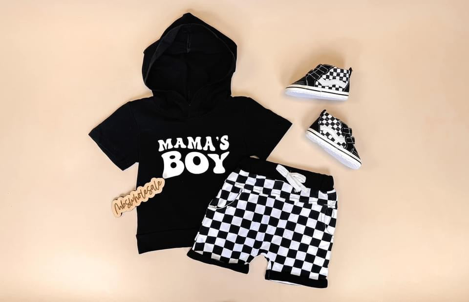 Mamas Boy black set