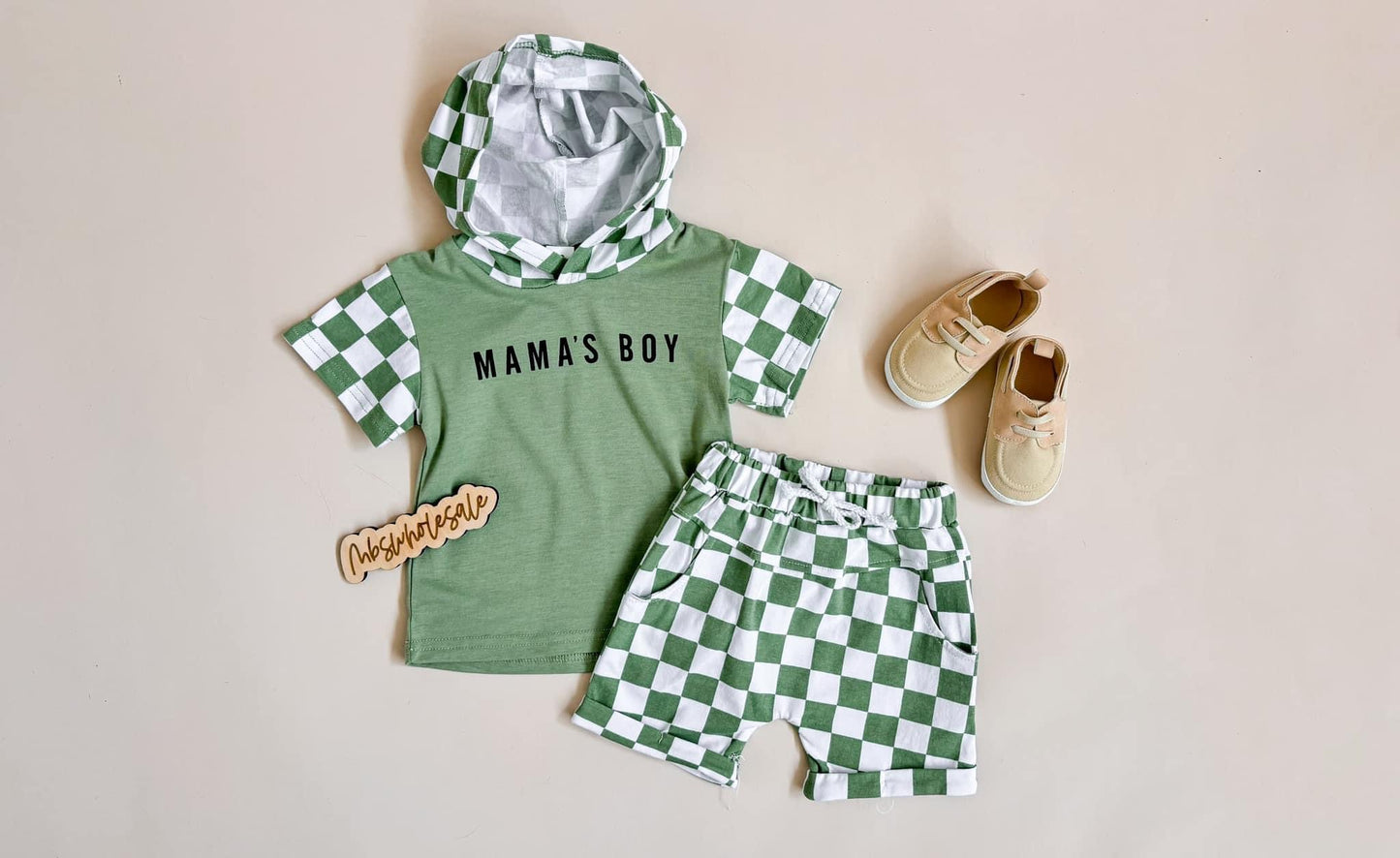 Mamas Boy Green Set