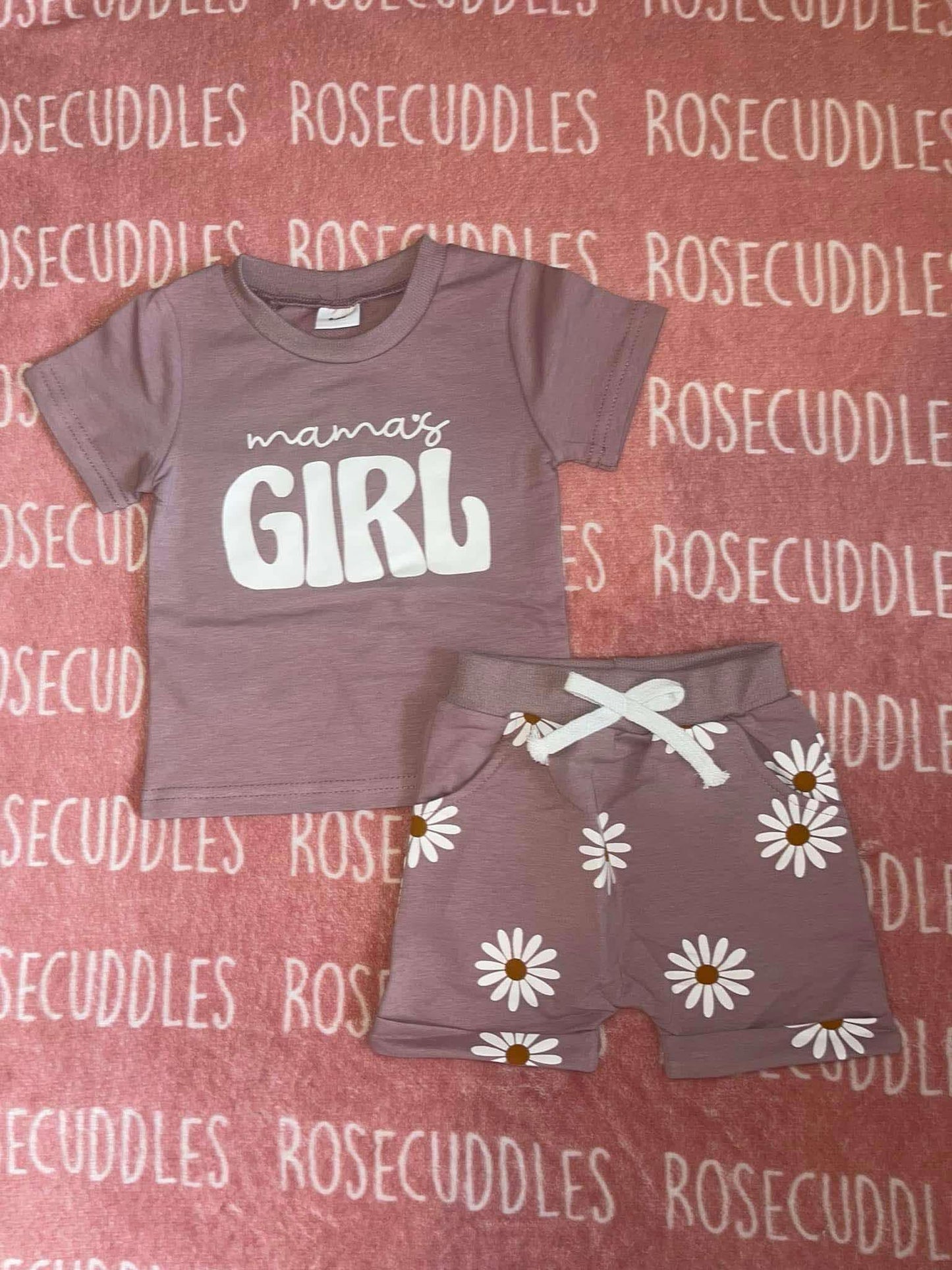 Rose Cuddles short set