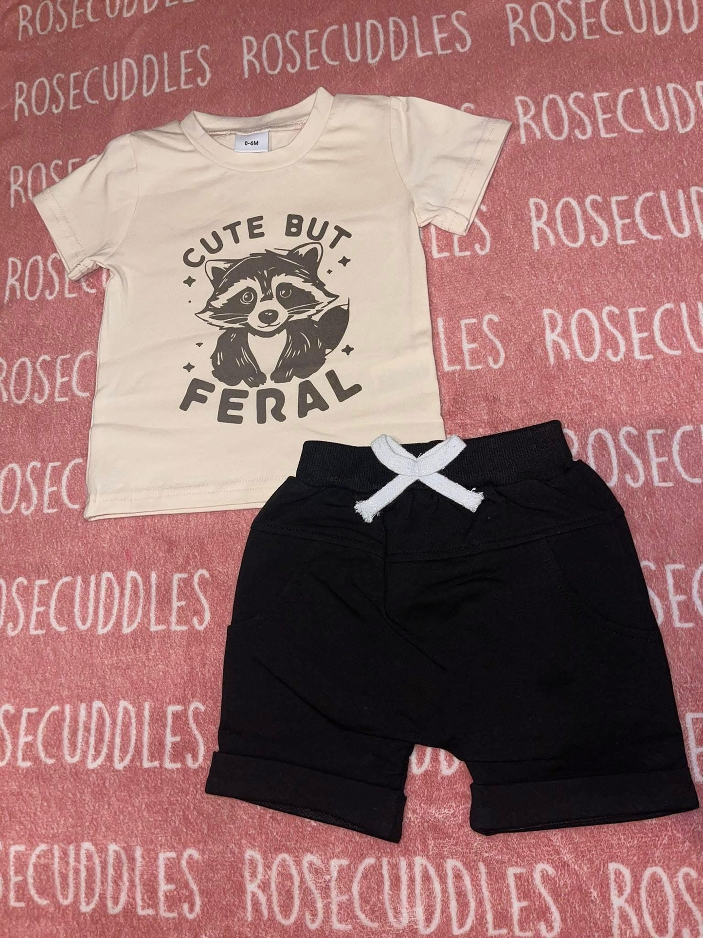 Rose cuddles short sets