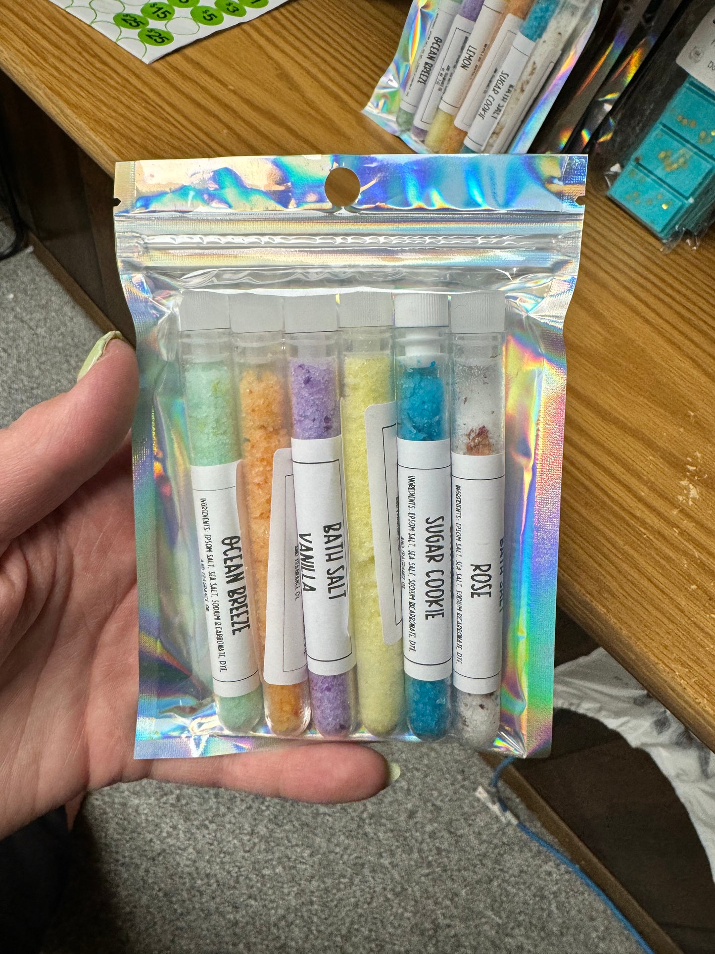 Bath salt sample pack