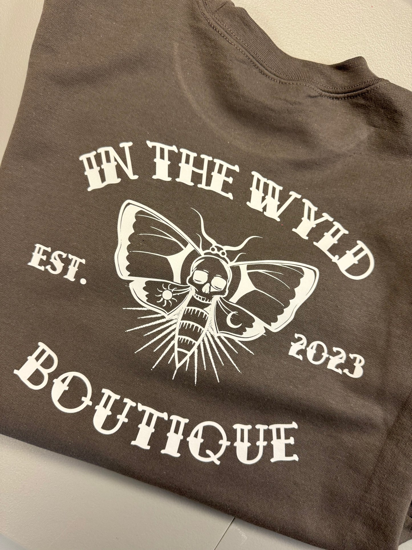 In the Wyld Logo tee or crewneck sweatshirt