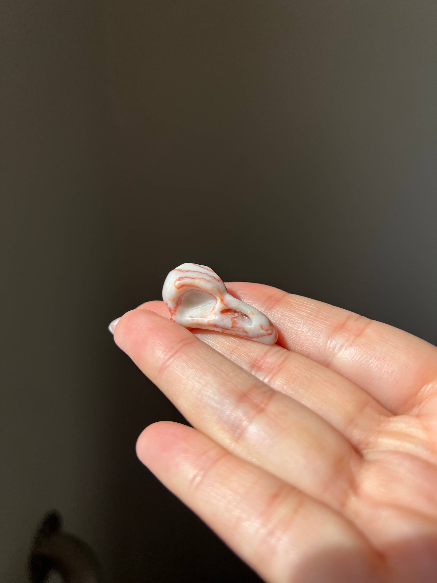 Sapphire & Sage - Red Vein Jasper Crow Crystal Carving