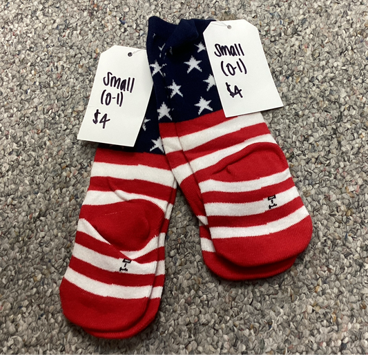 Patriotic American Flag Socks