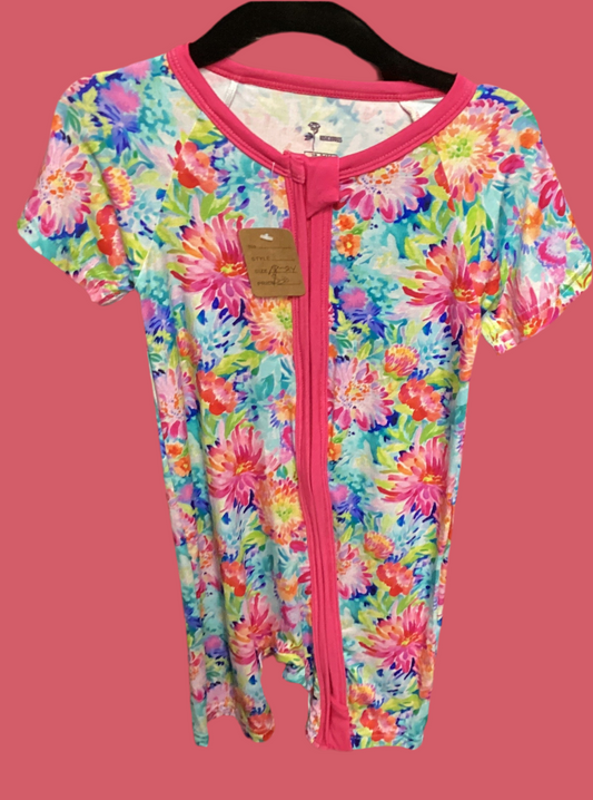 Floral Bamboo Zippie