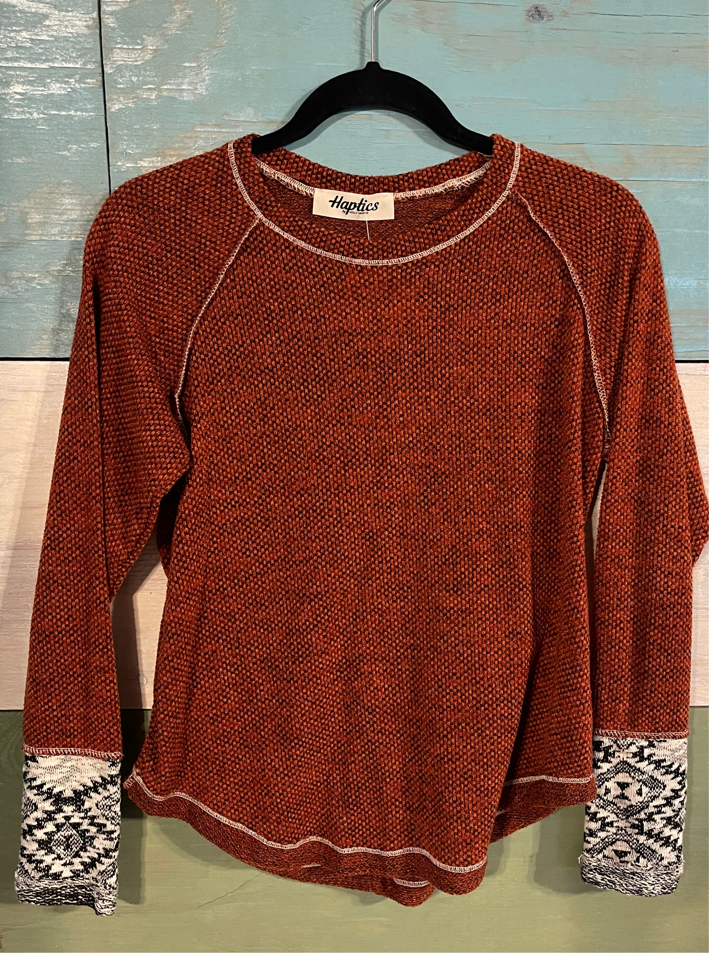 Haptics Sweater with Southwest Detail