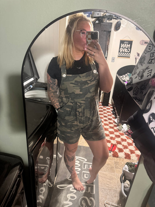 Blakely camo romper