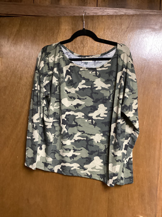 Alredine Camo Blouse
