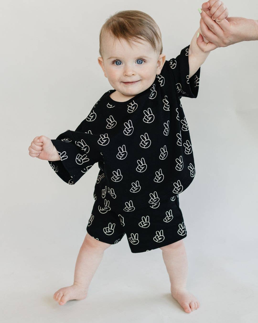 Lucky Panda Kids - Shorts Set | Good Vibes: 5T