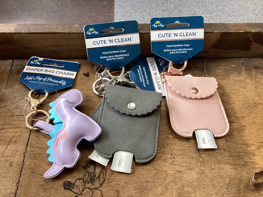 Itzy Ritzy Hand sanitizer Case/ 1 Diaper Bag Charm