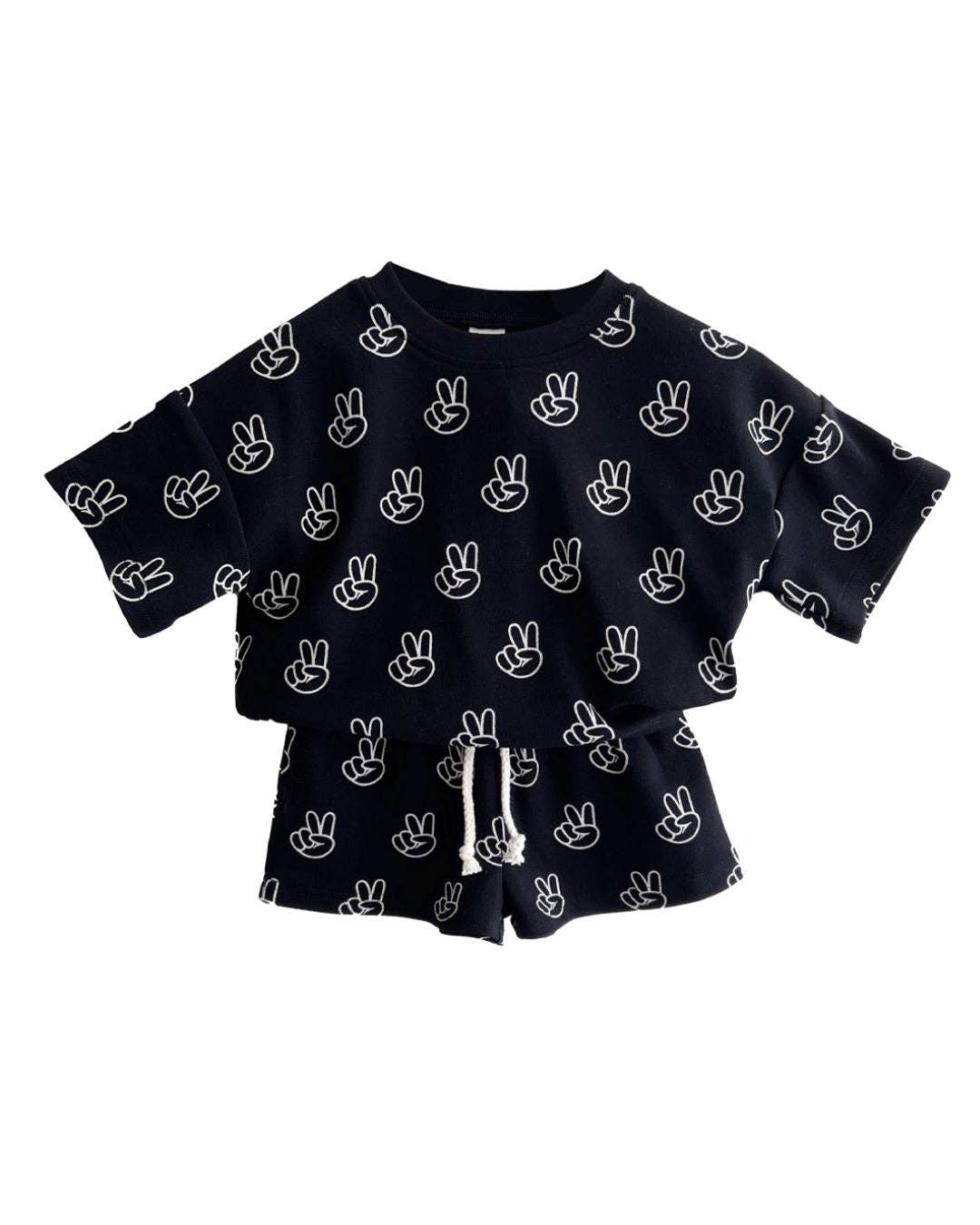 Lucky Panda Kids - Shorts Set | Good Vibes: 5T