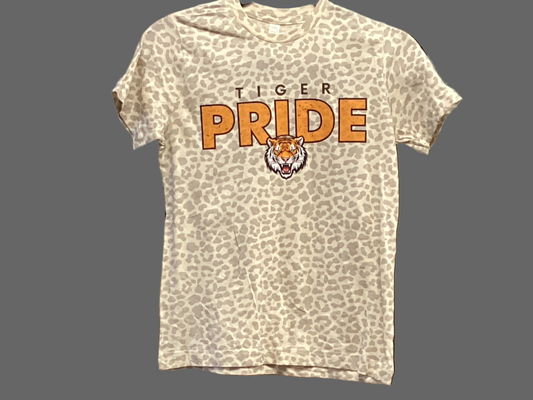 Red Oak Tiger Pride Cheetah Print Youth Medium