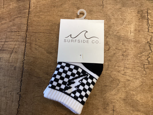 Surf side checkered socks