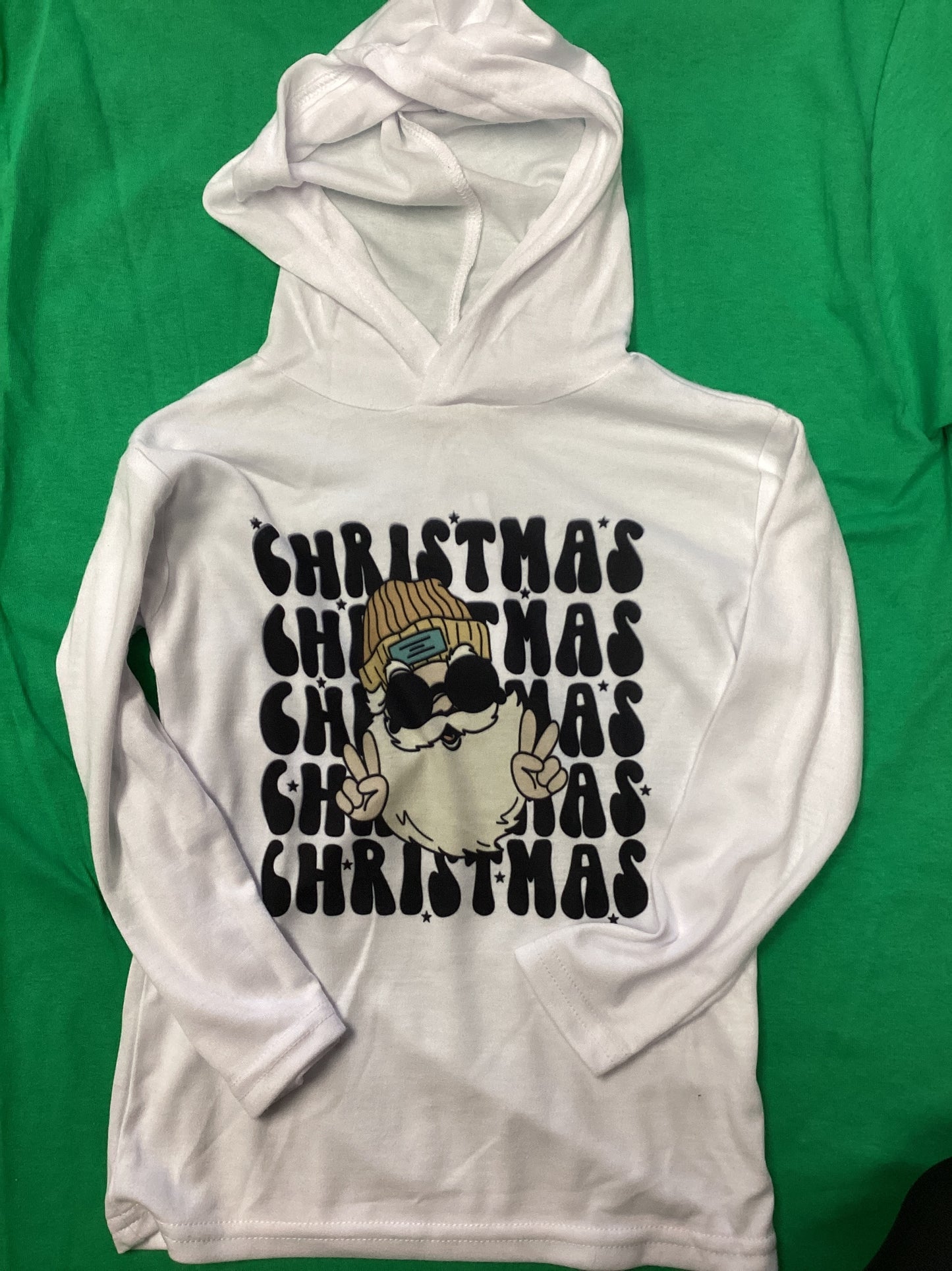 Santa Hooded Long Sleeve