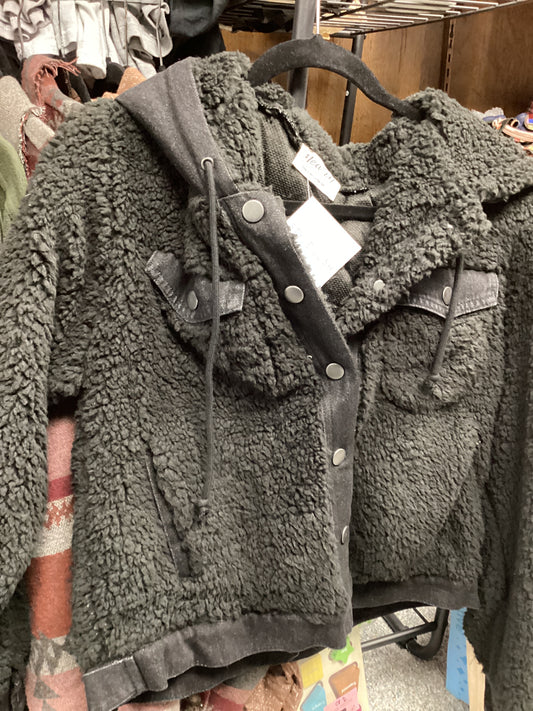 New In Fleece Hooded Jacket