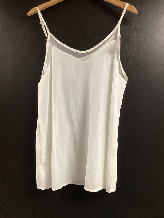 Cream Spaghetti Strap tank