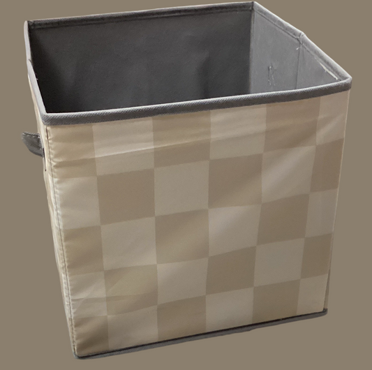 Checker Storage Cube