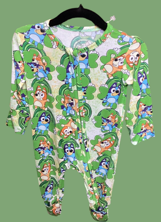 Bluey Bamboo Zippie