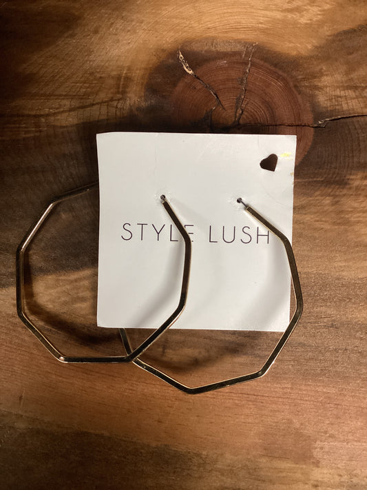 Geometric Hoop Earrings