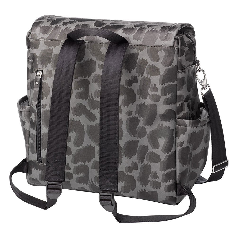 Shadow Leopard Boxy Backpack Diaper Bag