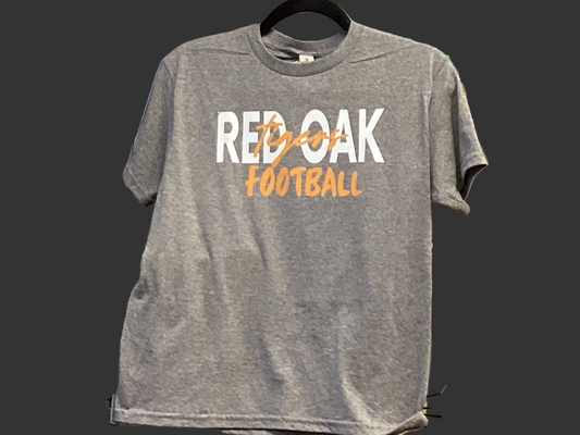 Red Oak Script Football